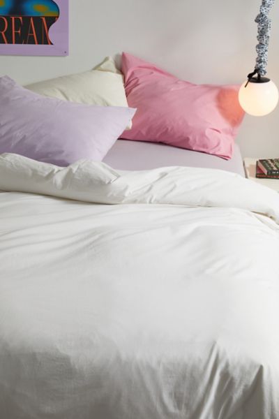 Urban Outfitters Breezy Cotton Percale Duvet Set