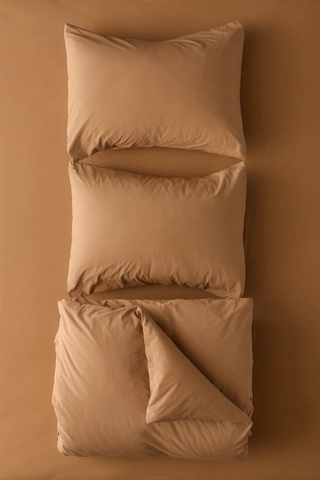 Breezy Cotton Percale Duvet Cover Set #4