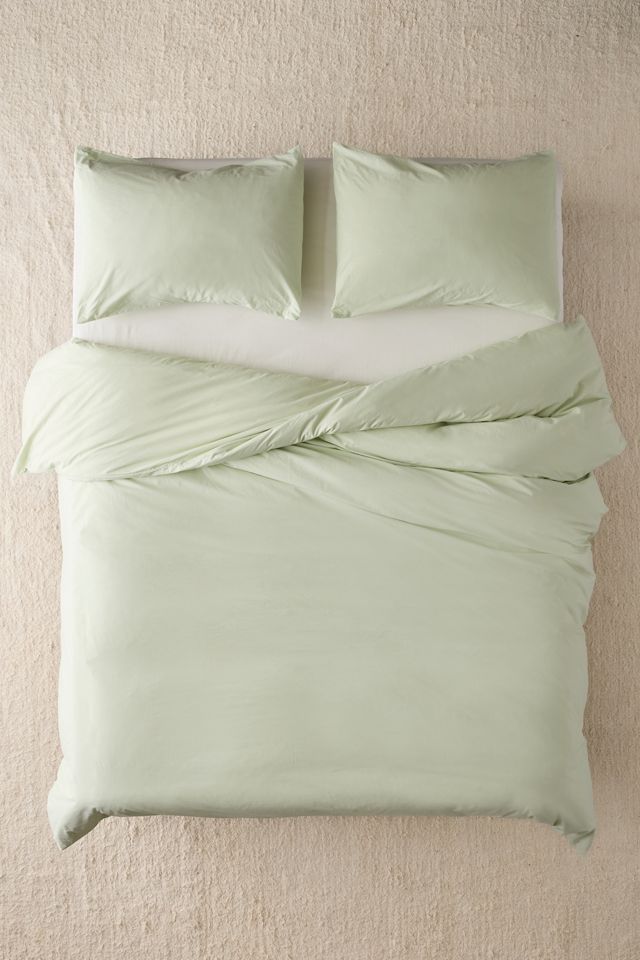 Breezy Cotton Percale Duvet Cover Set #1