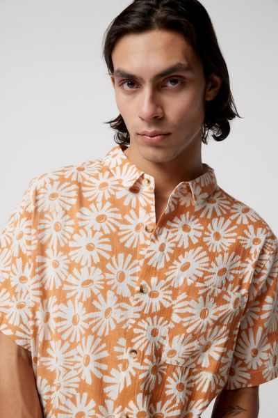 Rolla's Bon Flower Shirt In Gold | ModeSens