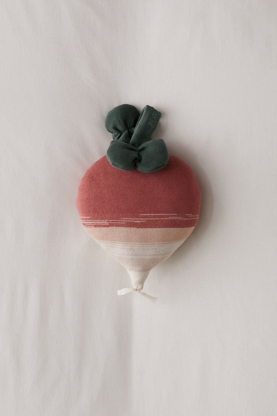 Knitted Radish Throw Pillow