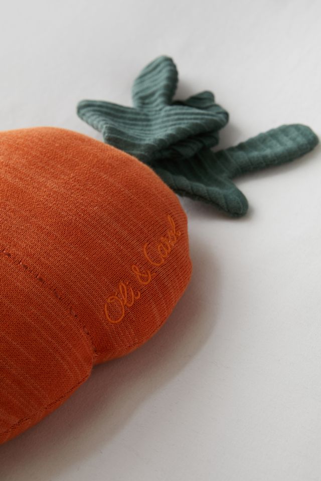 Lorena Canals Knitted Carrot Throw Pillow #1