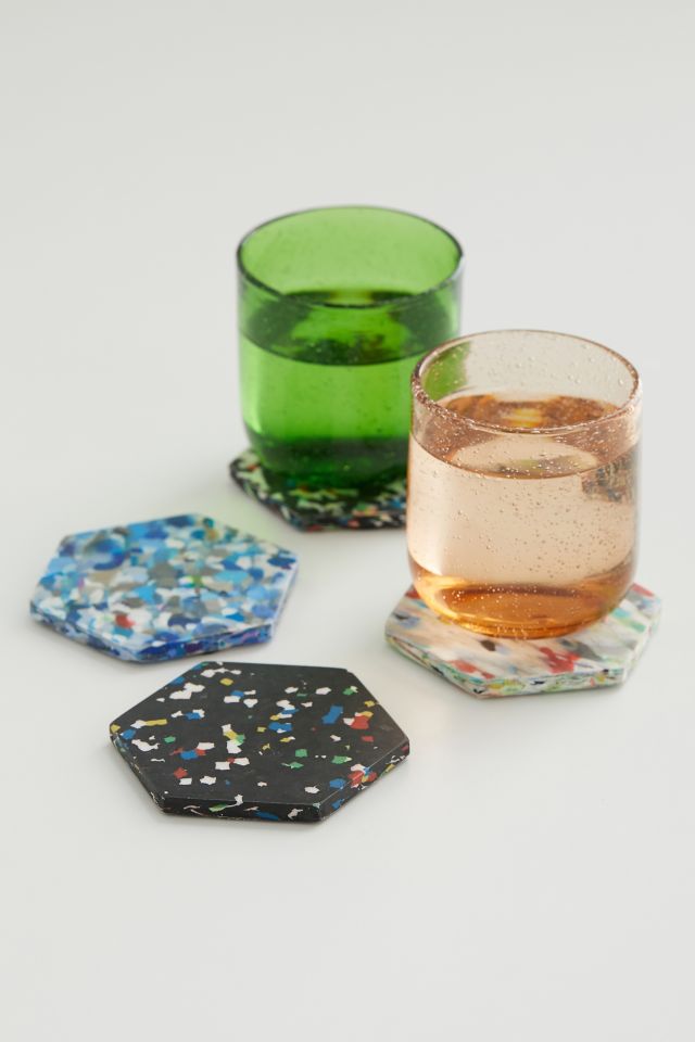 Sous-verres hexagonaux - Ensemble de 4 #2