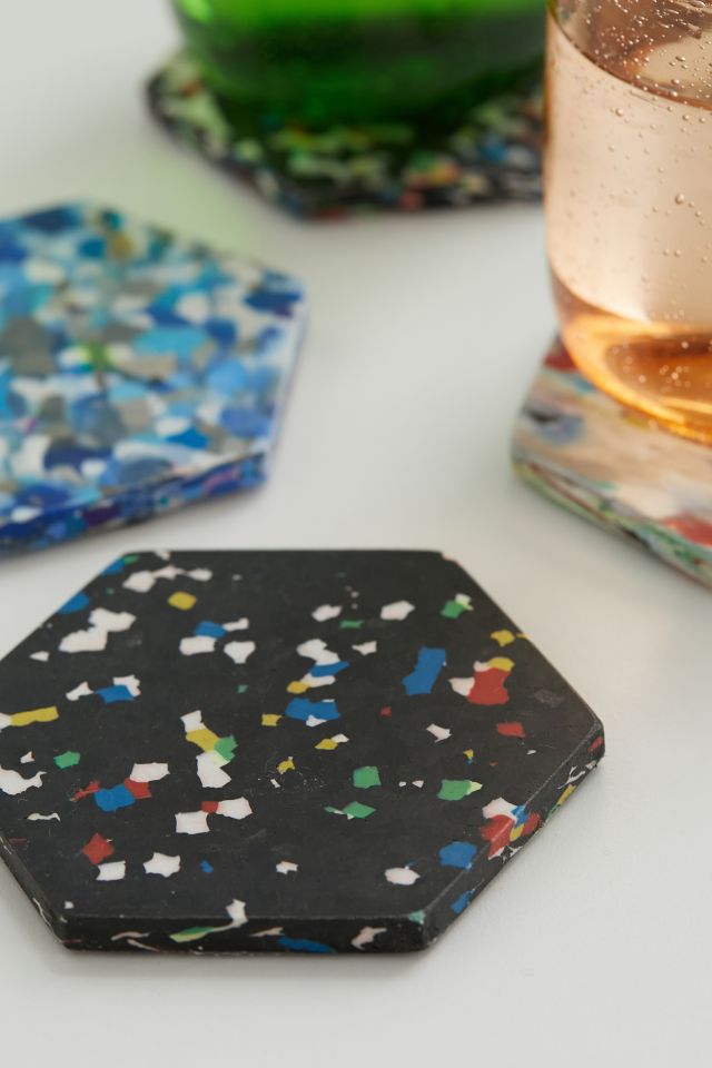 Sous-verres hexagonaux - Ensemble de 4 #3