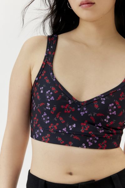 Beyond Yoga Power Play Floral Sports Bra