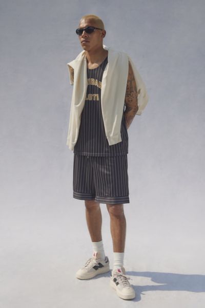 Standard Cloth Striped Mesh Basketball Short | Urban Outfitters
