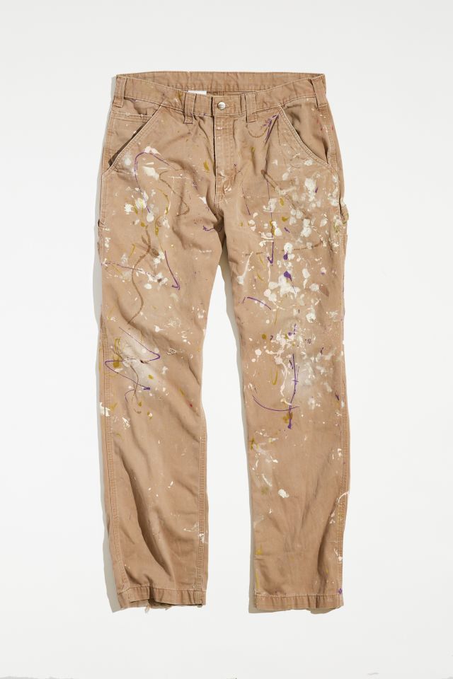 Vintage Carhartt Brown Splatter Pant