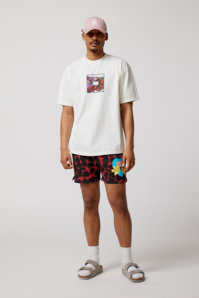 Nirvana Allover Print Heart-Shaped Box Short #1
