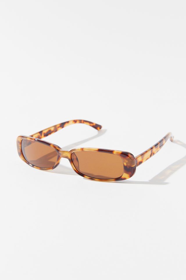 Courtney Slim Rectangle Sunglasses #1