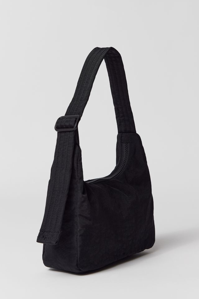 Nylon Shoulder Bag : Black - Baggu