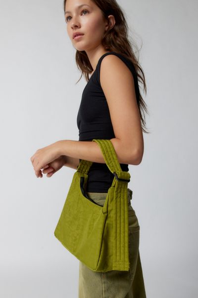 Baggu Mini Nylon Shoulder Bag In Avocado