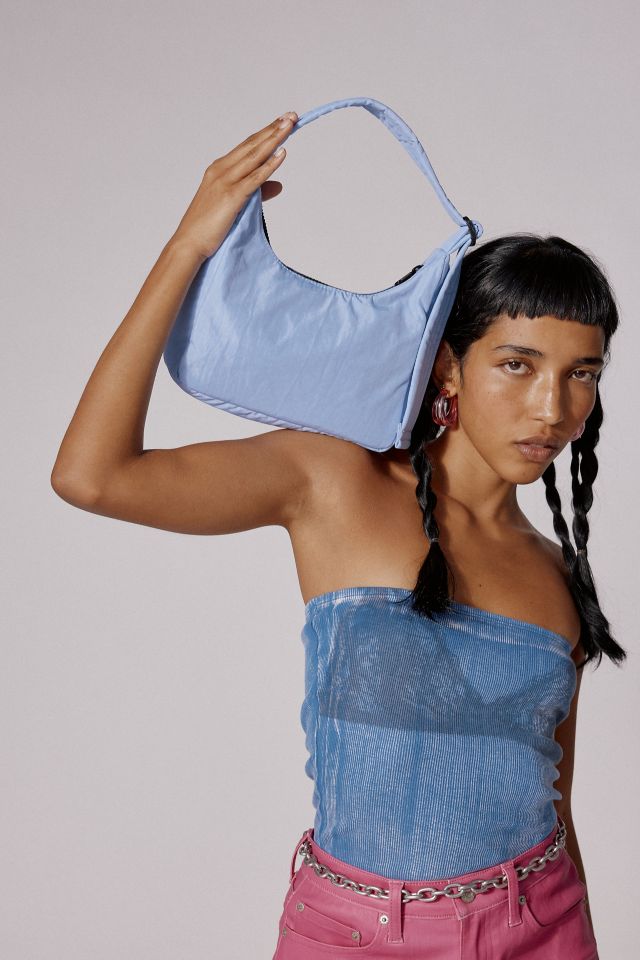 Blue shoulder hot sale bag