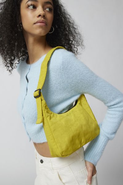 Baggu Mini Nylon Shoulder Bag In Sour