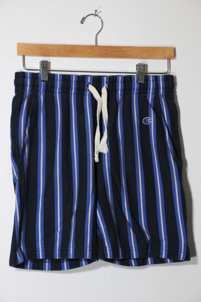 Vintage Champion Striped Drawstring Fleece Short Made in Canada | Urban ...