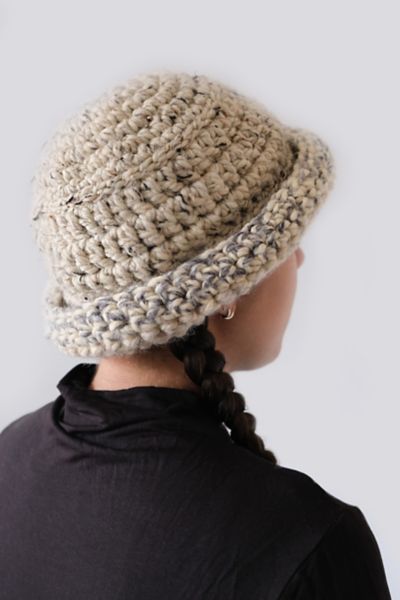 MARVES new york Ludlow Chunky Crochet Bucket Hat
