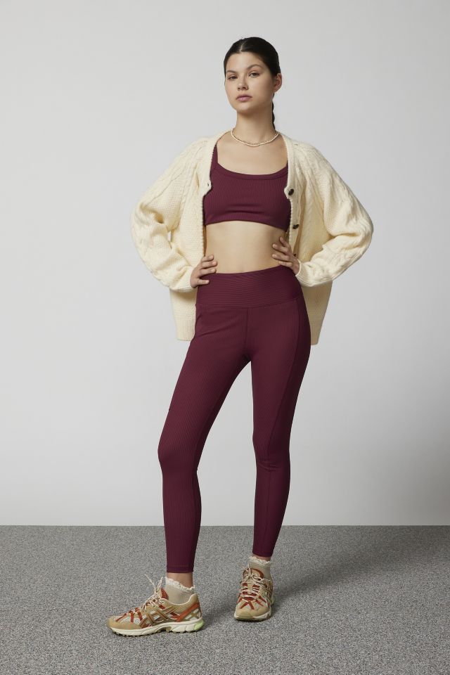 Year Of Ours Ribbed High-Waisted Pocket Legging #1