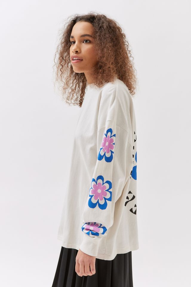 UO Life Advice Oversized Long Sleeve Tee #3