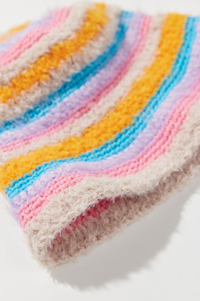 Luna Crochet Eyelash Bucket Hat #2