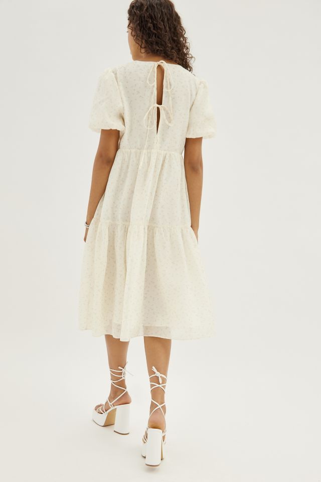 Robe Midi Florale en Organza Glamour #3
