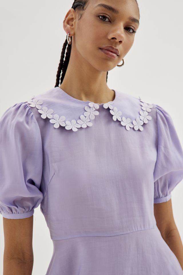 Glamorous Lilac Collared Mini Dress #1