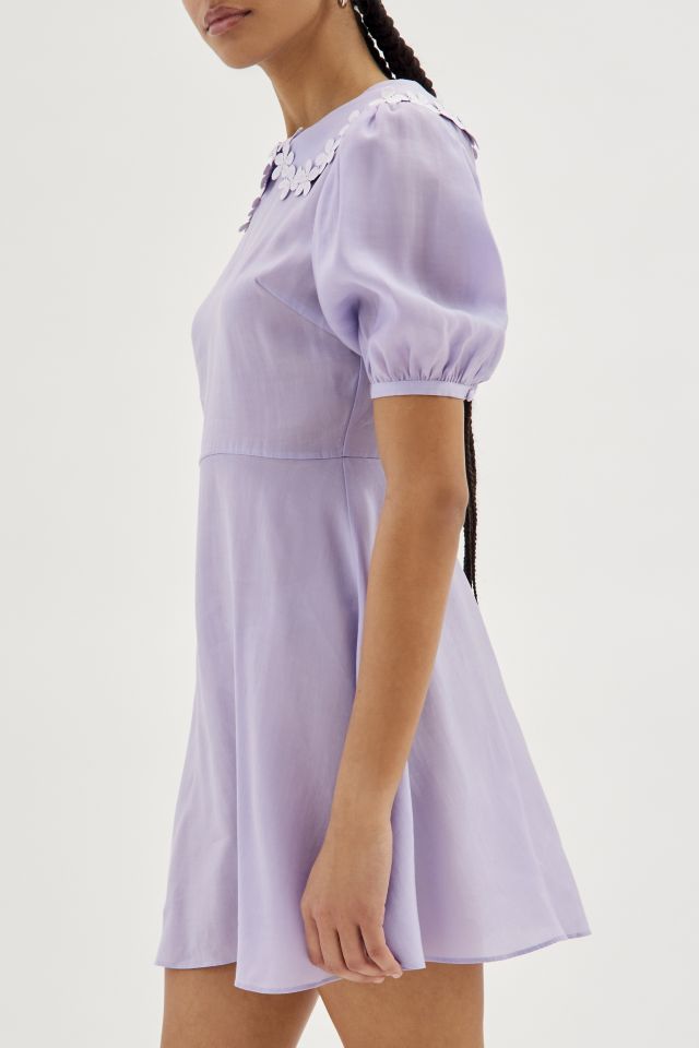 Glamorous Lilac Collared Mini Dress #2