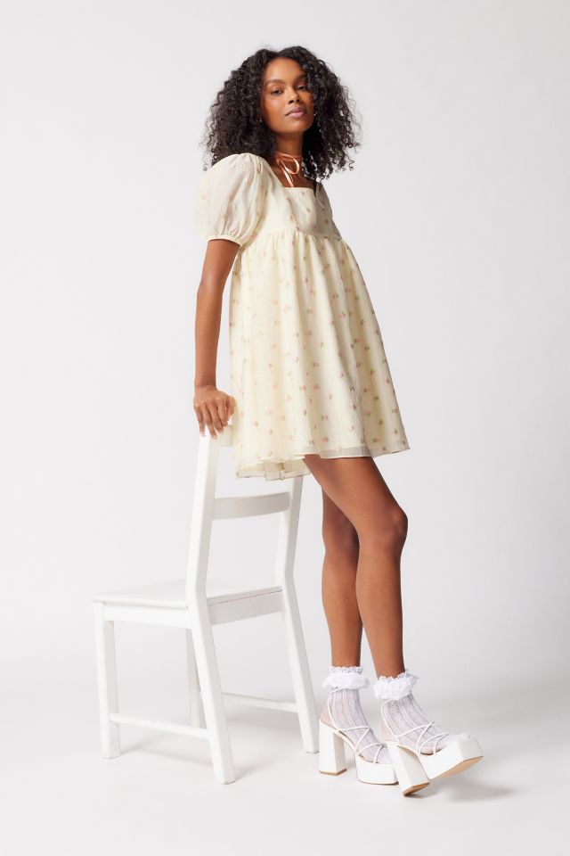 Glamorous Floral Babydoll Mini Dress #2