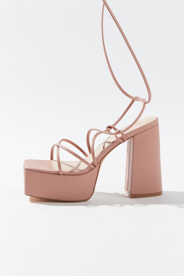 UO Polly Strappy Platform Heel #1