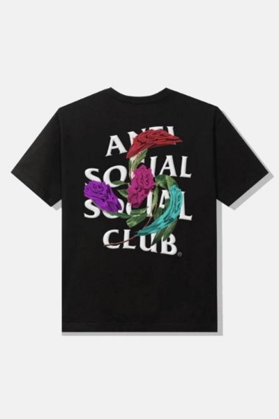 Anti Social Social Club Thorns Tee In Black