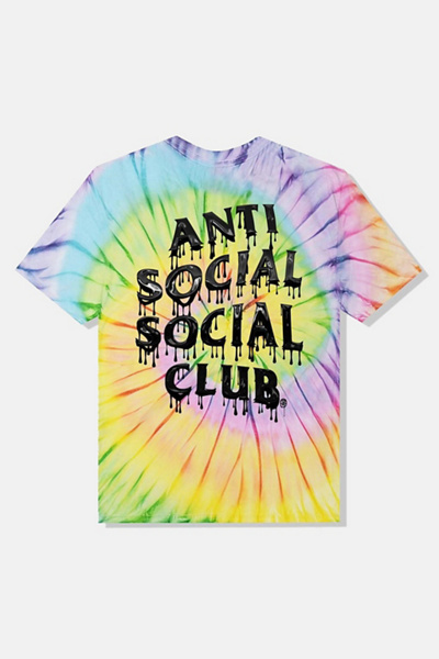 Tee-shirt Anti Social Social Club Laguna Rainbow Tie Dye - Taille XL, Neuf Avec étiquettes