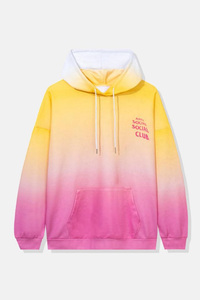 Anti social social on sale club hoodie rainbow