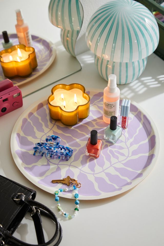 Wrap Graphic Printed Round Tray Urban Outfitters