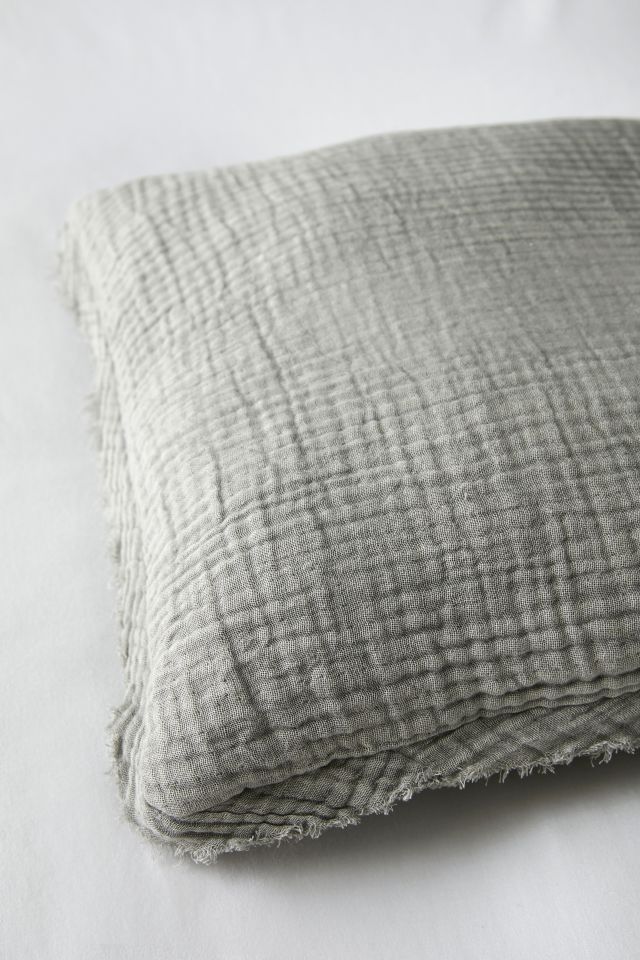 Mineral Gauze Throw Pillow #2