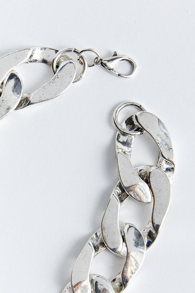 Flat Curb Chain Necklace #2