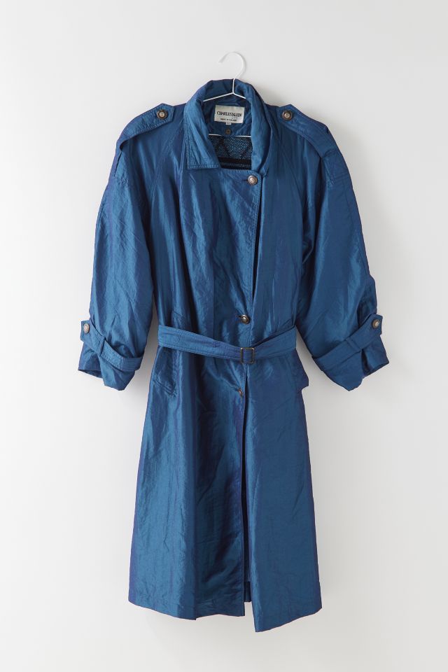 Vintage Iridescent Trench Coat | Urban Outfitters