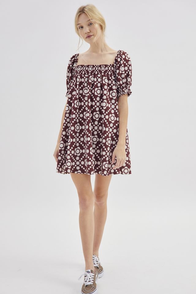 Robe Mini Manches Bouffantes Tallulah UO #1
