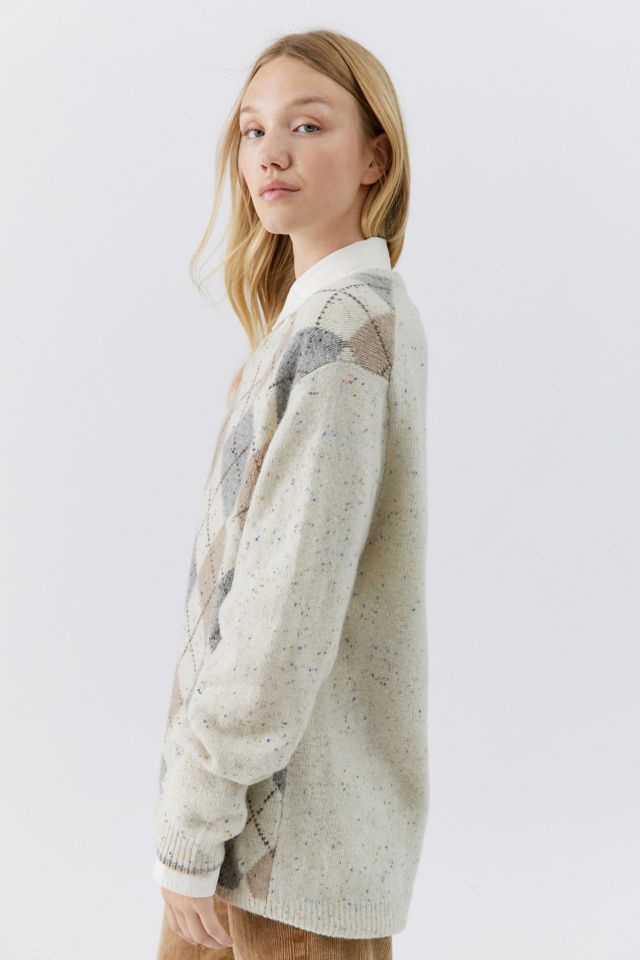 Urban Renewal Vintage Oversized Argyle Sweater #2