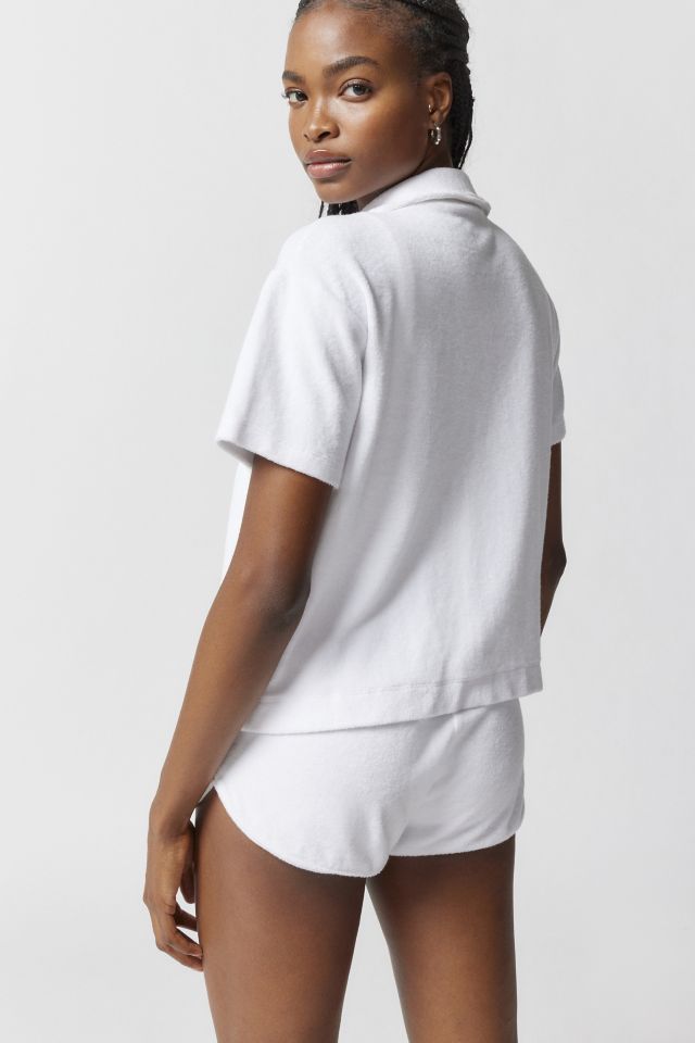 Year Of Ours The Vacation Terrycloth Button-Down Top #2