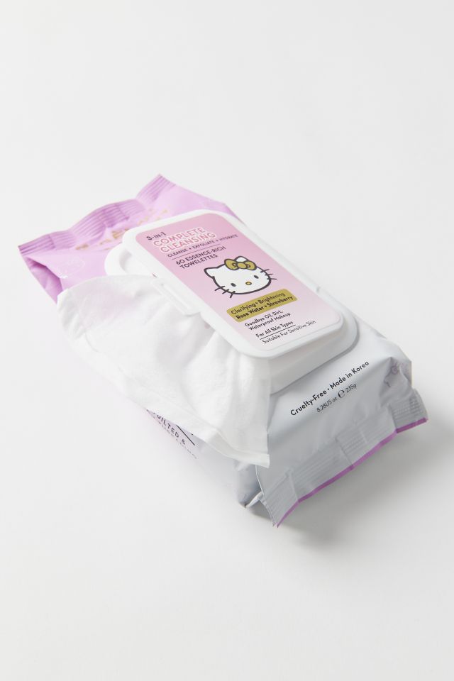 The Crème Shop X Hello Kitty Klean Beauty 3-In-1 Complete Cleansing Towelettes #1