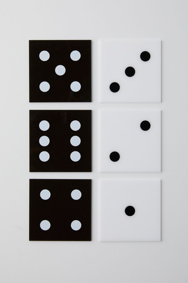 Dice Coaster - Set Of 6 | Urban Outfitters
