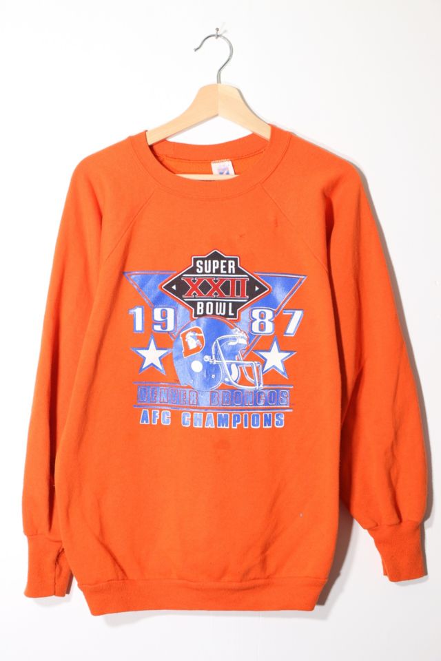 Vintage 1987 NFL Superbowl 22 Denver Broncos Sweatshirt