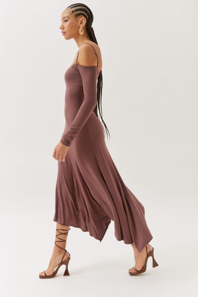 UO Parker Cold-Shoulder Midi Dress #2