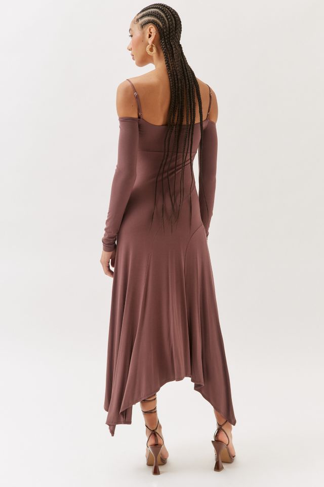 UO Parker Cold-Shoulder Midi Dress #3
