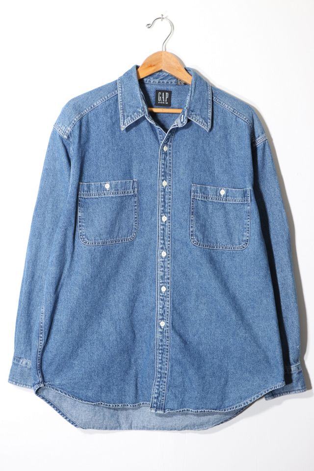 Vintage GAP Two Pocket Denim Shirt | Urban Outfitters