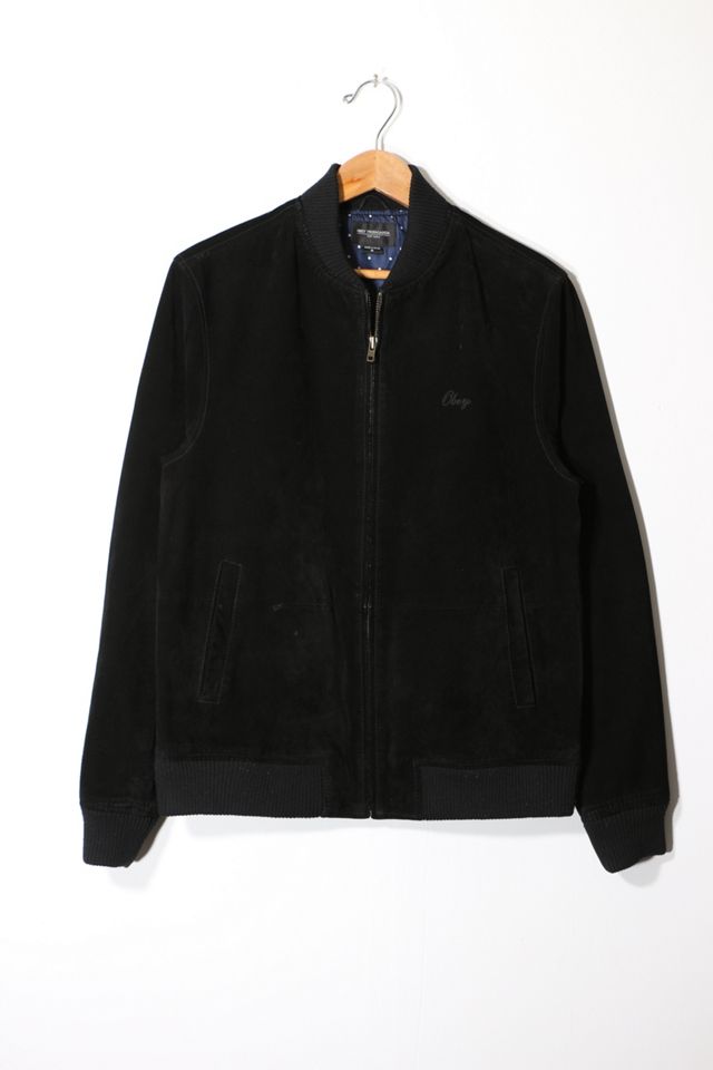 Vintage Suede Baseball Jacket | Urban Outfitters