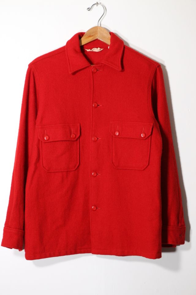 Vintage Wool Shirt Jacket | Urban Outfitters