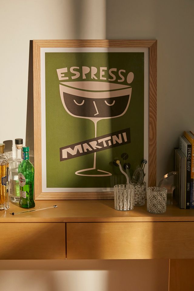 Fox And Velvet Espresso Martini Art Print Urban Outfitters