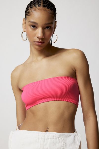 Out From Under Seamless Bandeau Bra Top In Pink