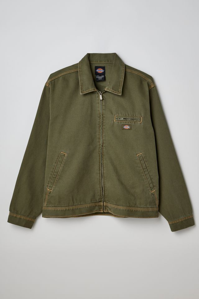 Dickies Duck Canvas Contrast Stitch Zip Front Jacket | Urban Dickies Duck Canvas Contrast Stitch Zip Front Jacket | Urban