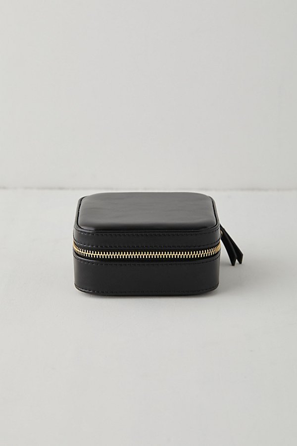 Mele & Co Stow And Go Travel Jewelry Case In Black