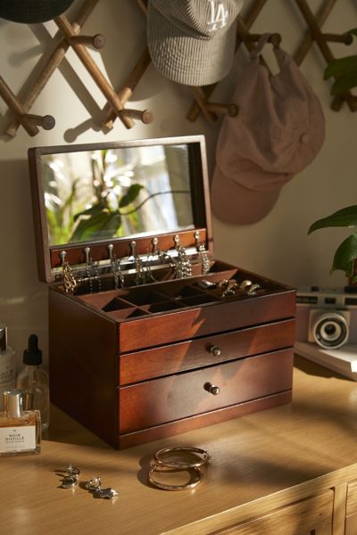 Mele and Co Brisbane Jewelry Box in Brown at Urban Outfitters
